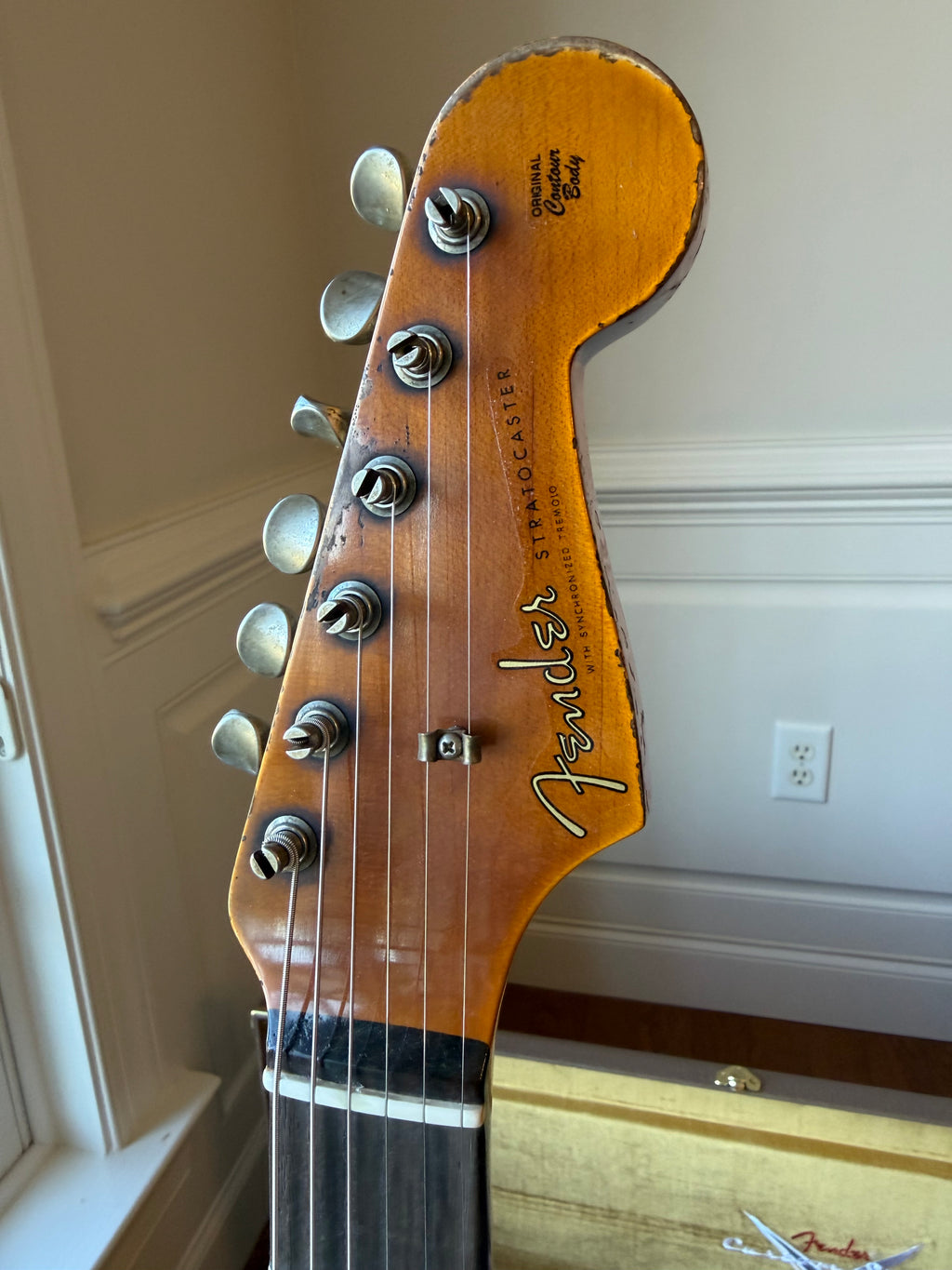 2026 Fender Custom Shop ‘61 Stratocaster SR25 Super Heavy Relic - Red Sparkle over 3 Tone Sunburst