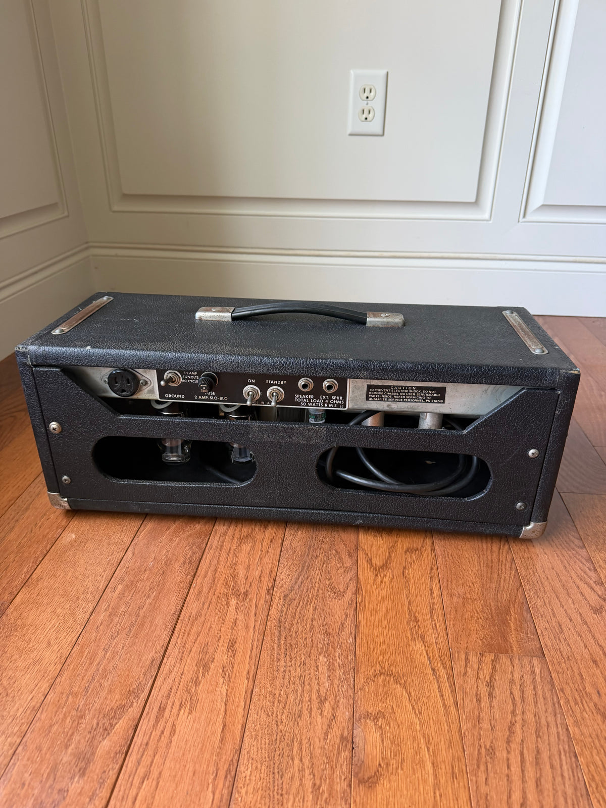 1976 Fender Bassman 50 Silverface Guitar Amp Head