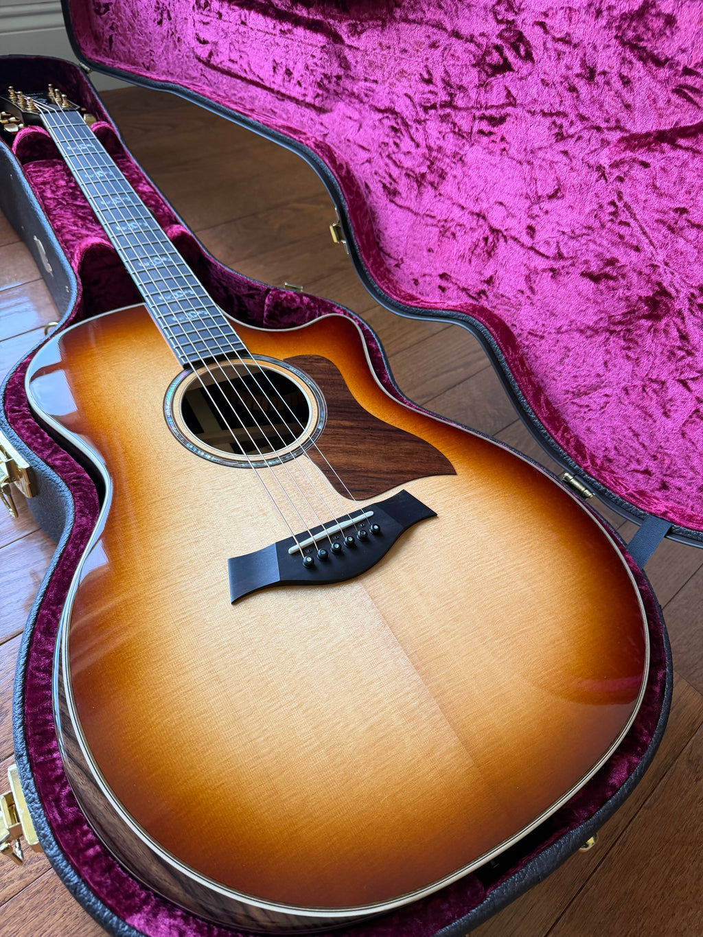 2025 Taylor 814ce Sunset Blvd Grand Auditorium - Sunset Edgeburst