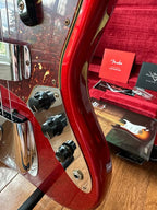 2024 Fender Custom Shop '68 Jazz Bass Journeyman Relic - Aged Candy Apple Red - Image 6
