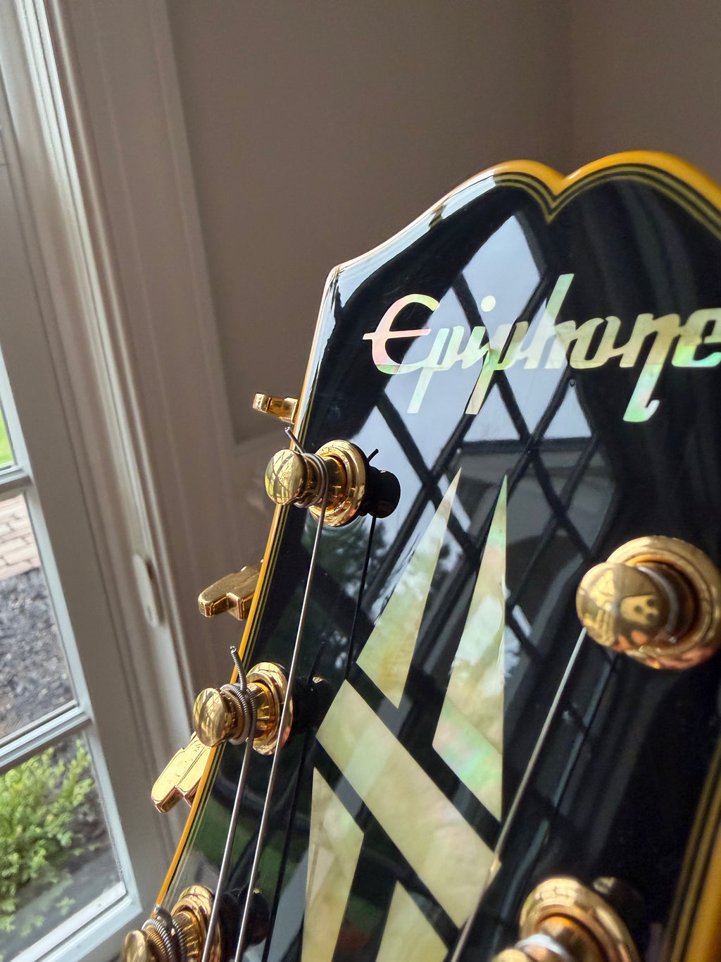 2025 Epiphone Joe Bonamassa ‘59 Les Paul Custom Bigsby - Antique Ebony