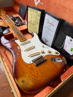 2026 Fender Custom Shop '57 Stratocaster SR25 Heavy Relic - Aged Violin Burst - Image 1
