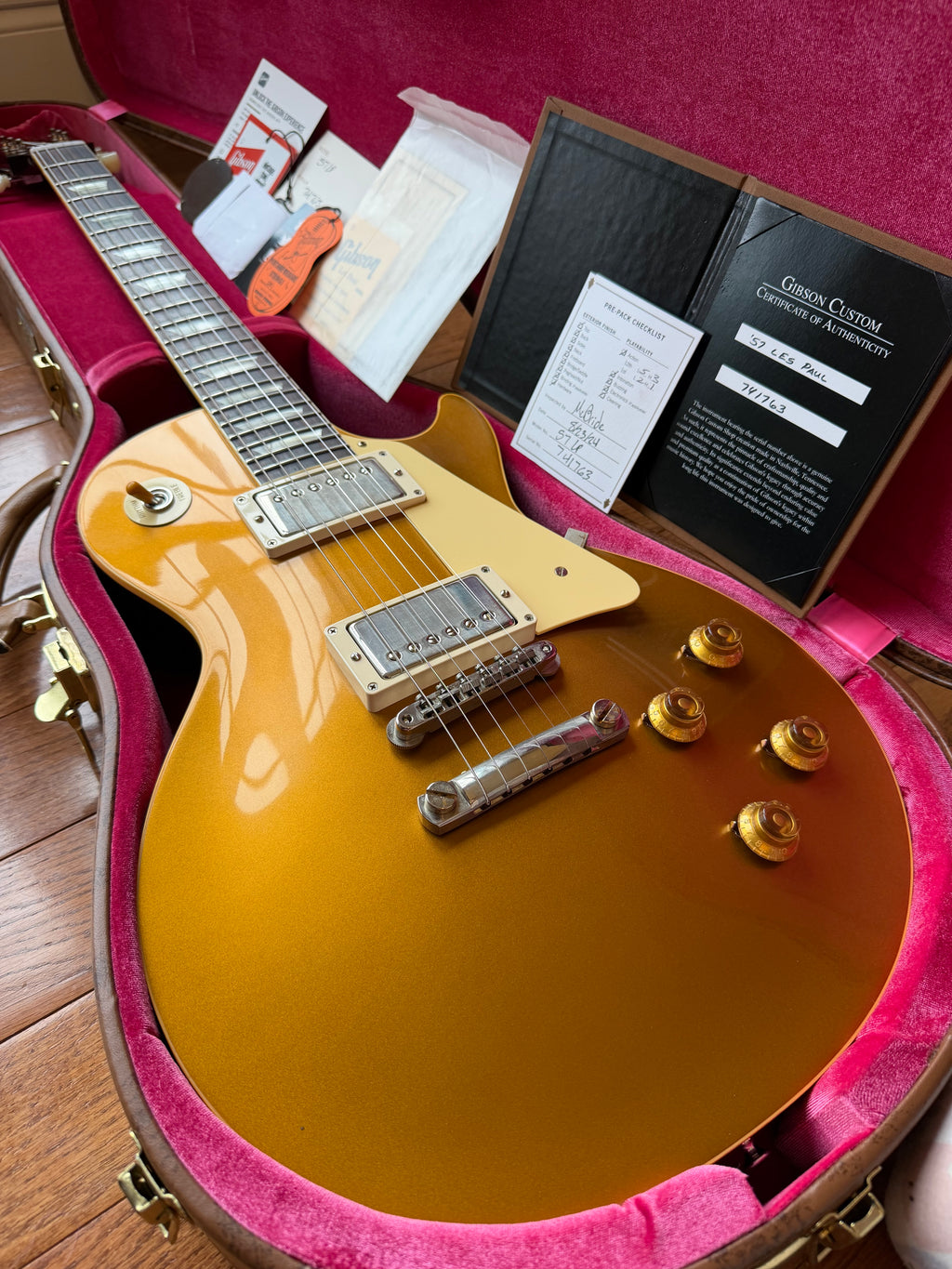 2024 Gibson Custom Shop Les Paul ‘57 R7 VOS Dark Back - Gold Top