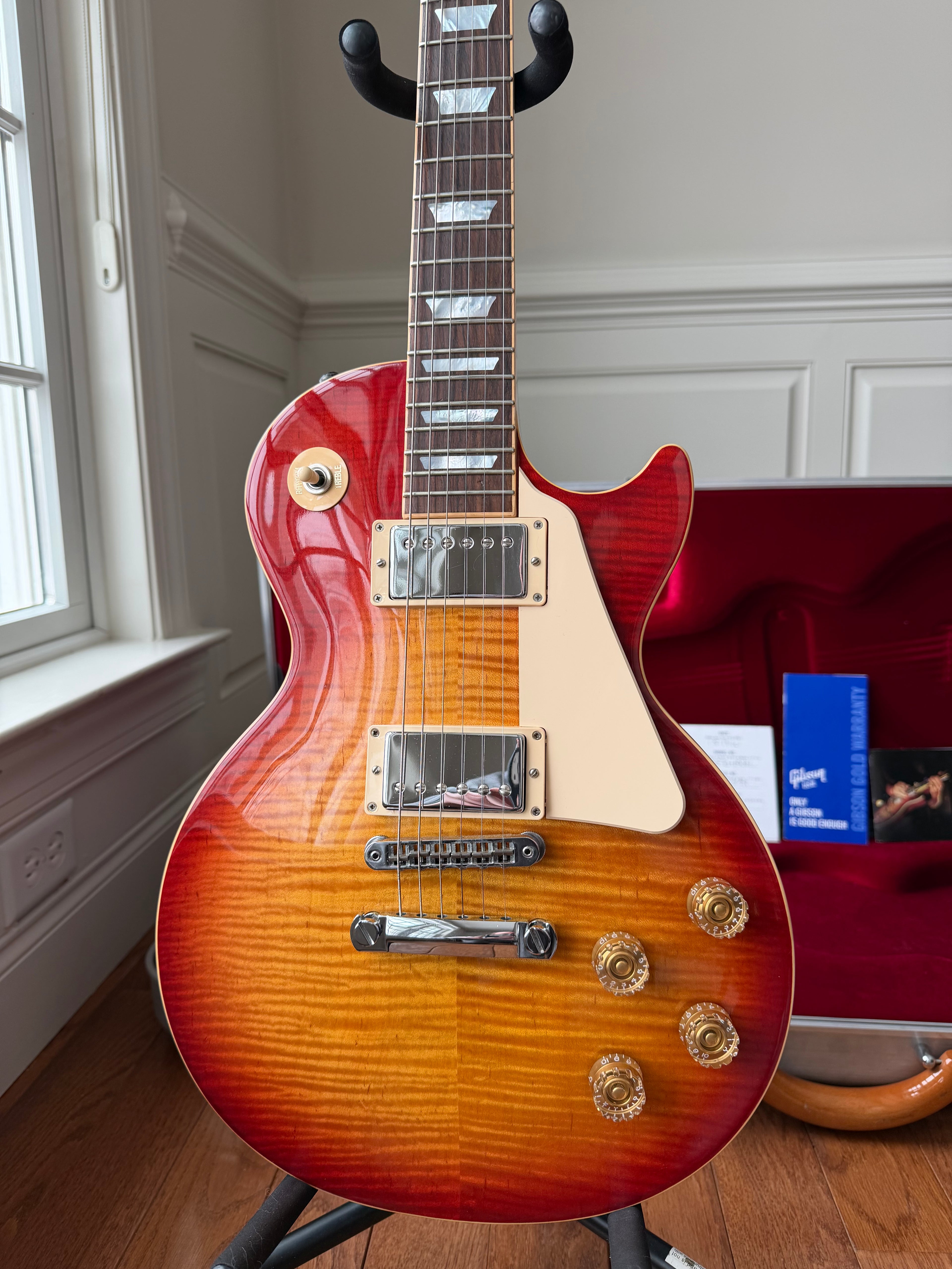 2016 Gibson Les Paul Traditional HP High Performance - Cherry Sunburst - Image 2