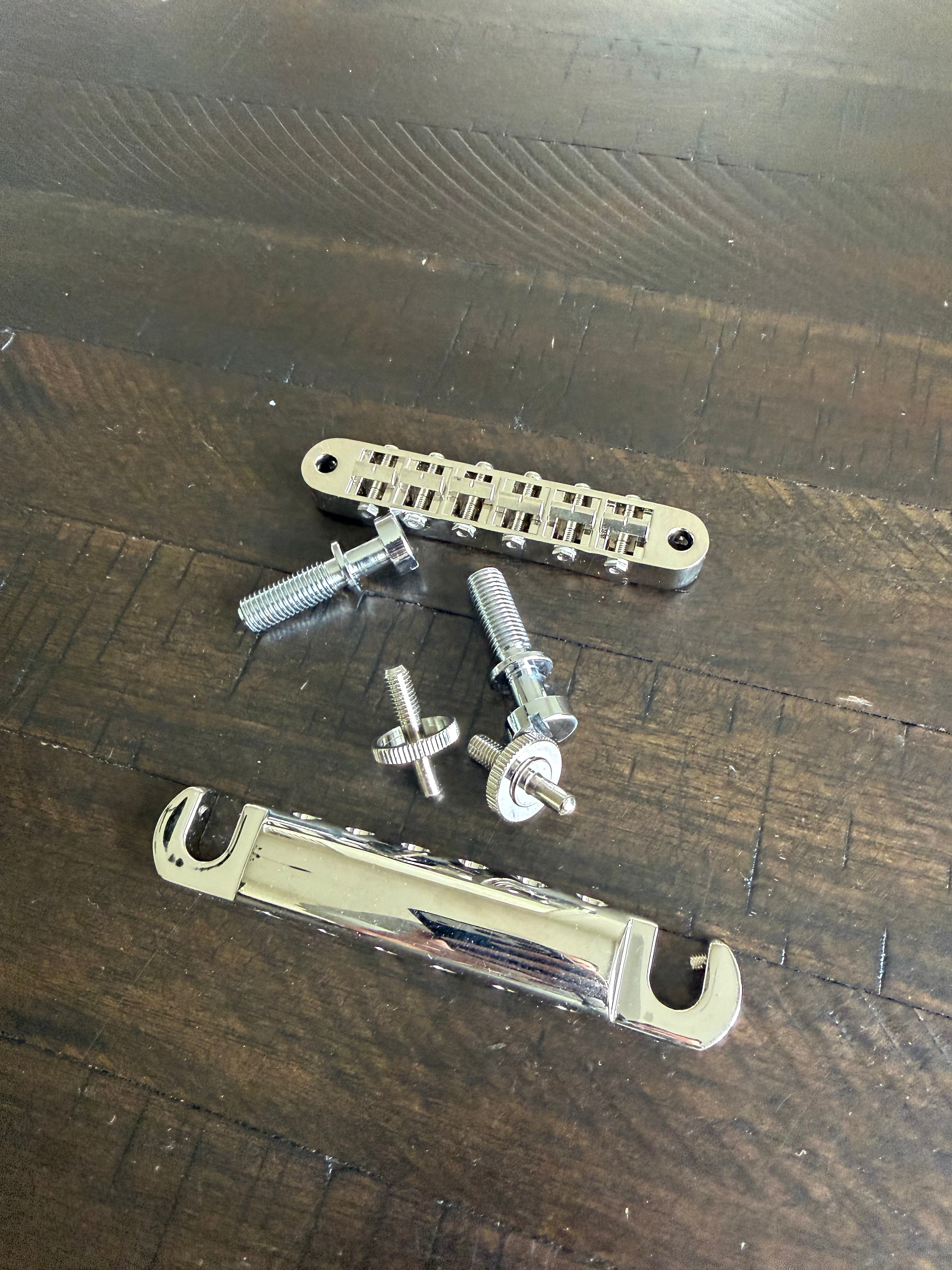 Tone Pros Locking Tailpiece and Bridge - Chrome