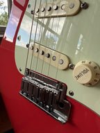 2011 Fender American Deluxe Stratocaster - Fiesta Red