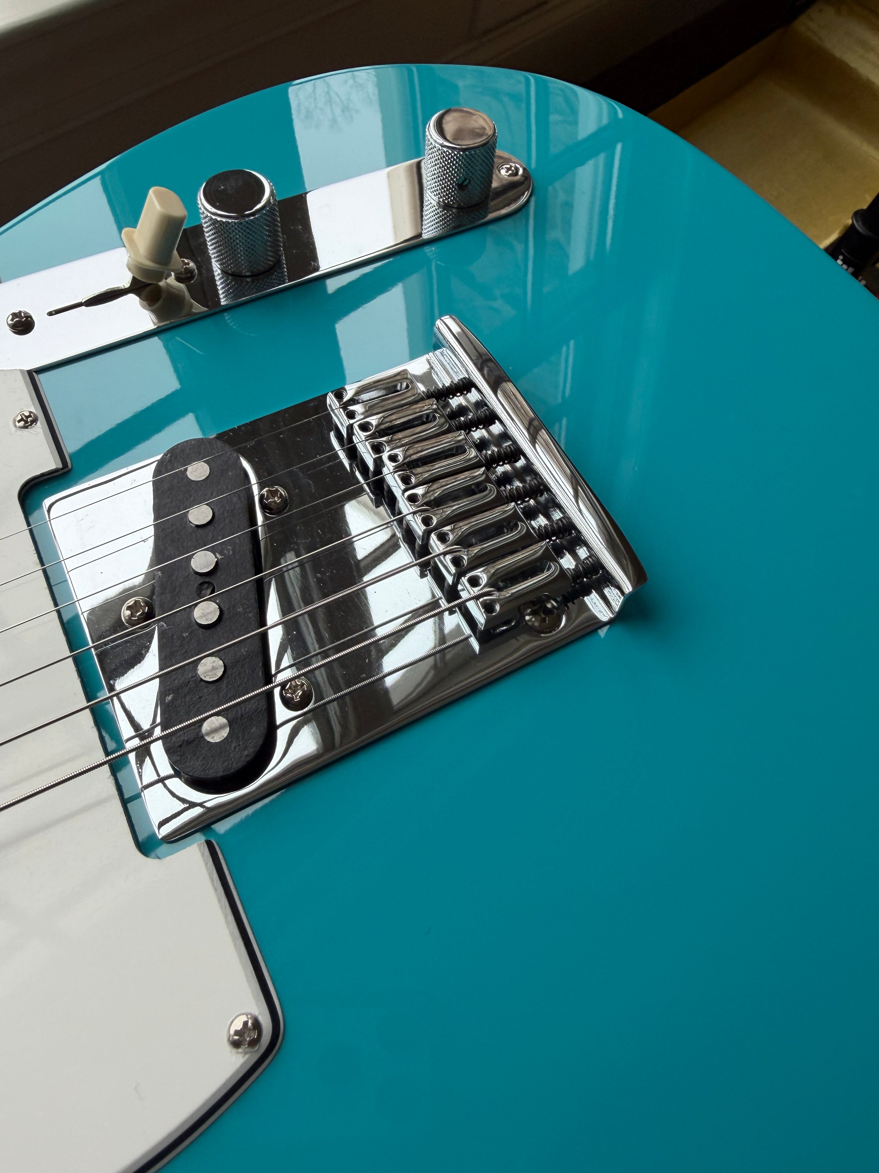 2025 Fender Custom Shop Telecaster Custom Deluxe W25 NOS - Taos Turquoise - Image 15