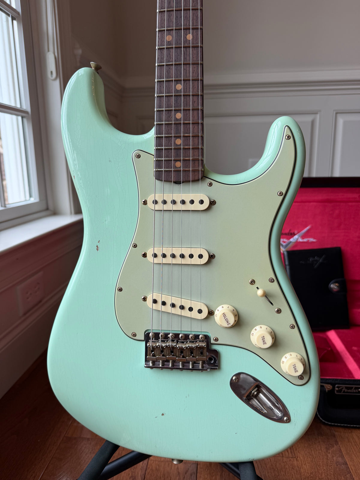 2025 Fender Custom Shop ‘64 Stratocaster L-Series Journeyman Limited Edition - Aged Surf Green