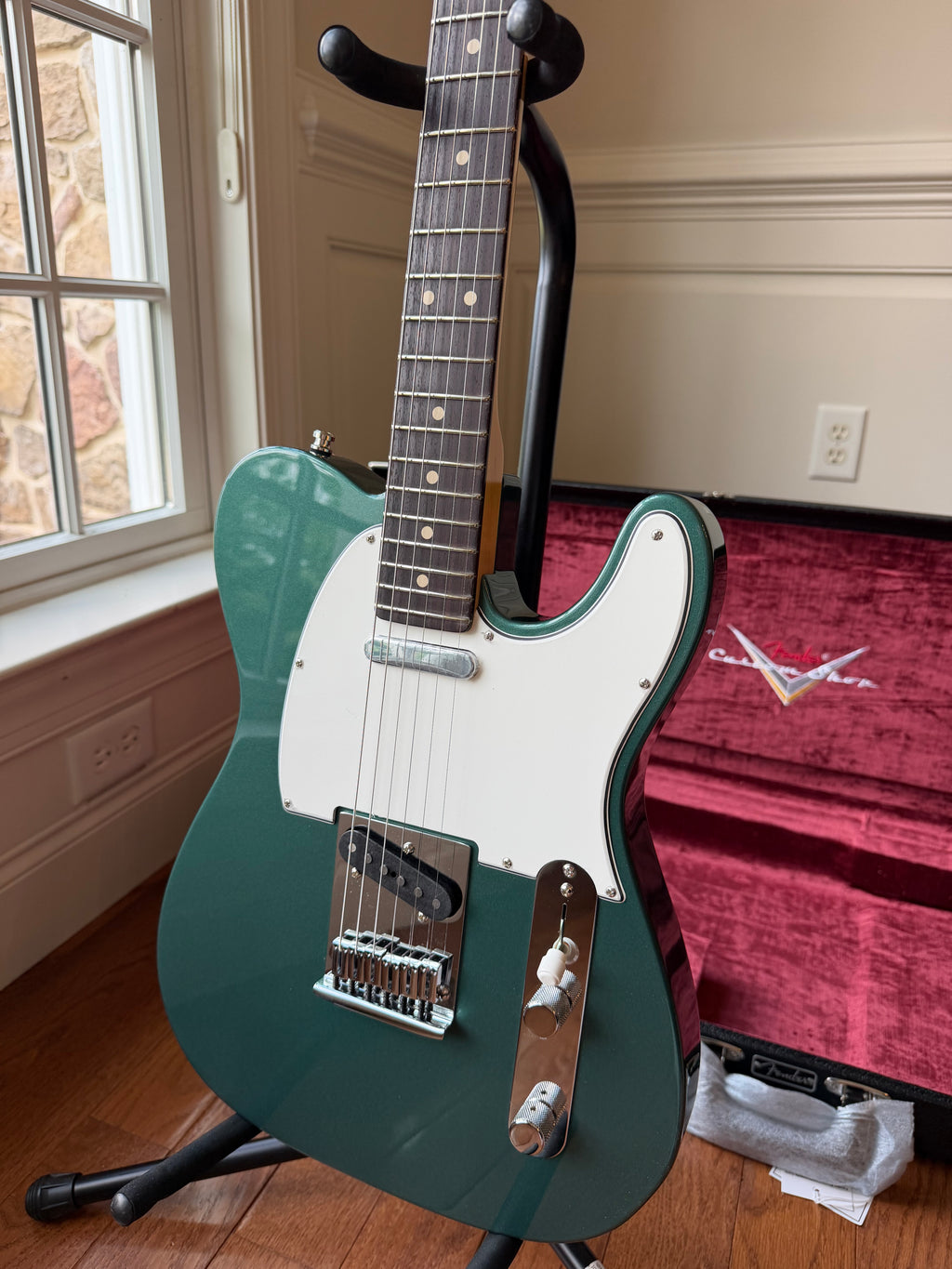 2026 Fender Custom Shop Telecaster W25 Custom Deluxe NOS - Sherwood Green Metallic