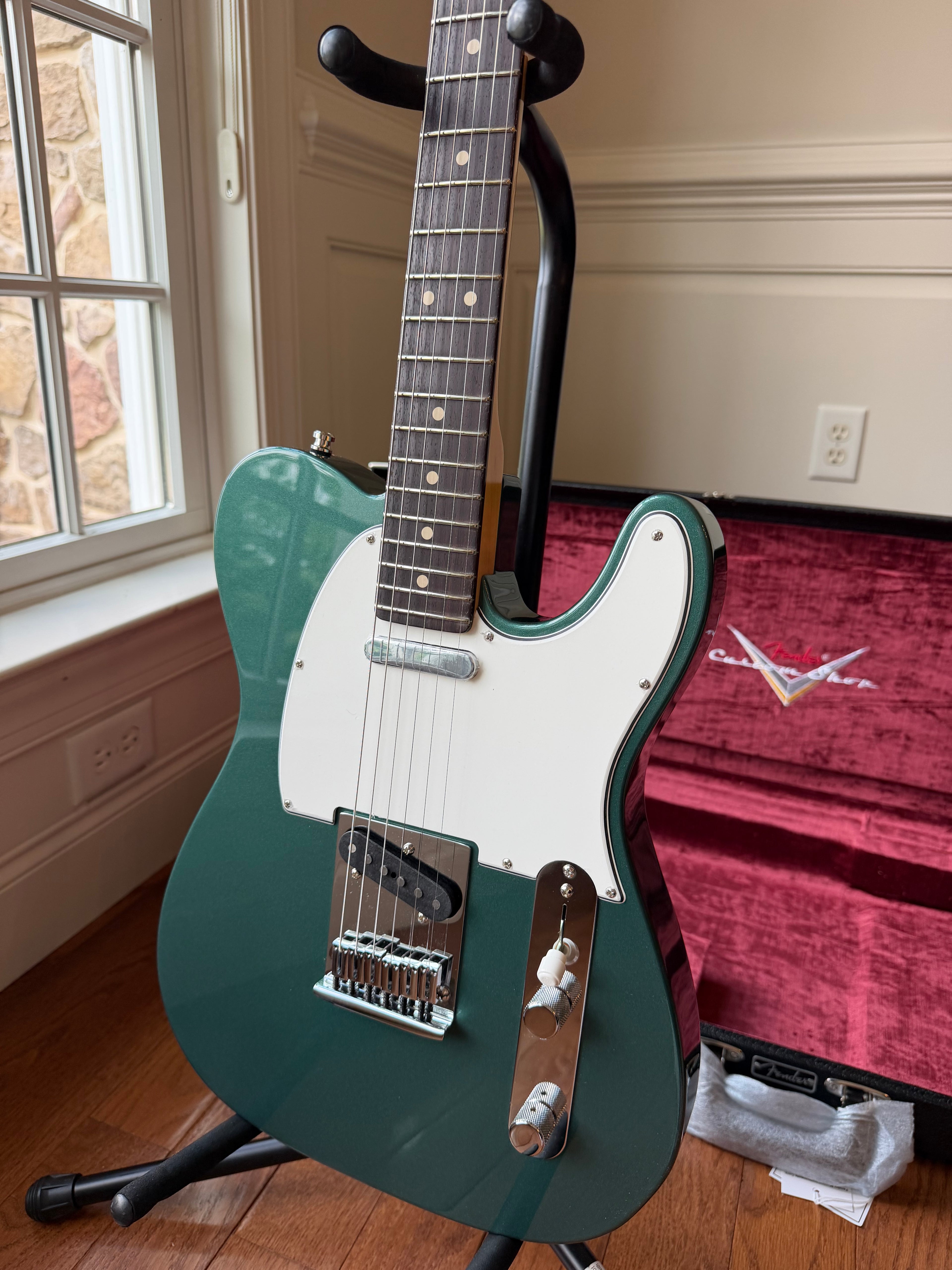 2026 Fender Custom Shop Telecaster W25 Custom Deluxe NOS - Sherwood Green Metallic