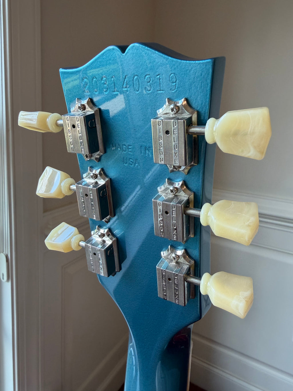2024 Gibson ES-335 Block Gloss - Pelham Blue