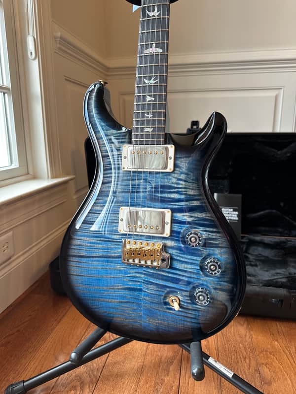 2025 PRS DGT 10 Top - Faded Blue Jean Smokeburst