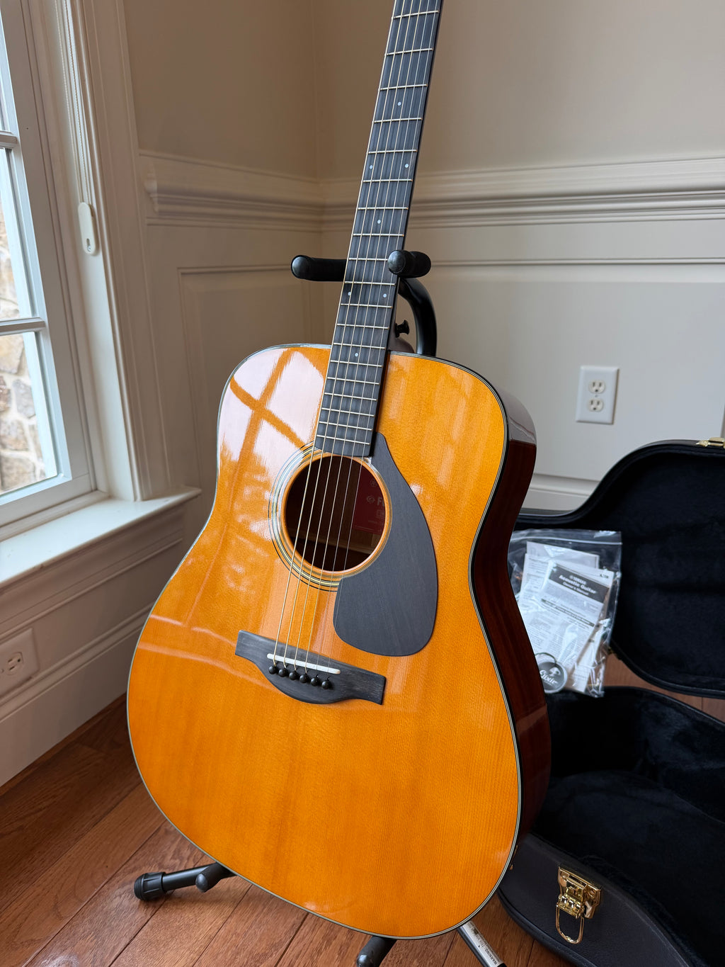 2025 Yamaha FG5 Red Label Acoustic Guitar