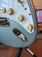 2024 Fender Custom Shop '65 Reissue Stratocaster Journeyman Relic Fire Mist Silver