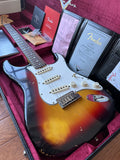 2025 Fender Custom Shop Stratocaster Pro W25 Relic - 3 Color Sunburst - Image 1