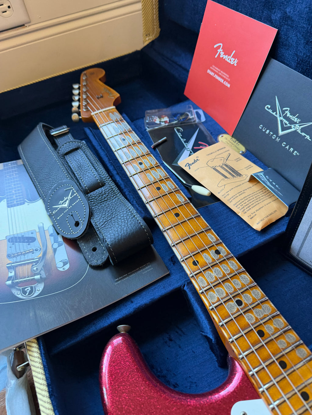 2026 Fender Custom Shop ‘57 Stratocaster SR25 Heavy Relic - Red Sparkle