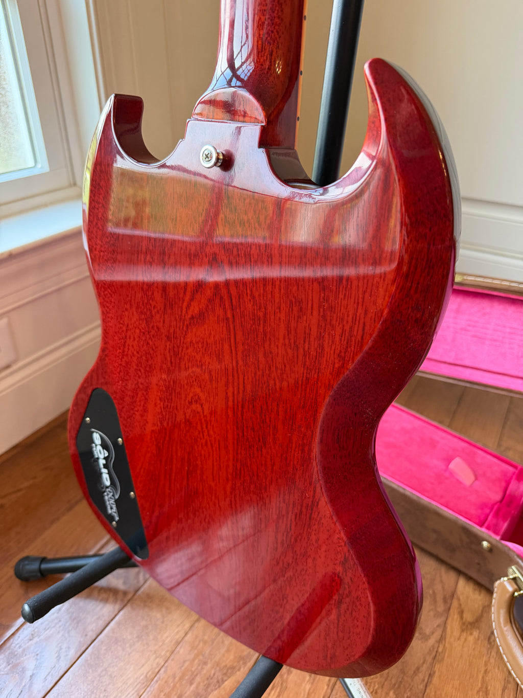 2021 Gibson Custom Shop ‘61 Les Paul SG 60th Anniversary Sideways Vibrola VOS - Cherry Red