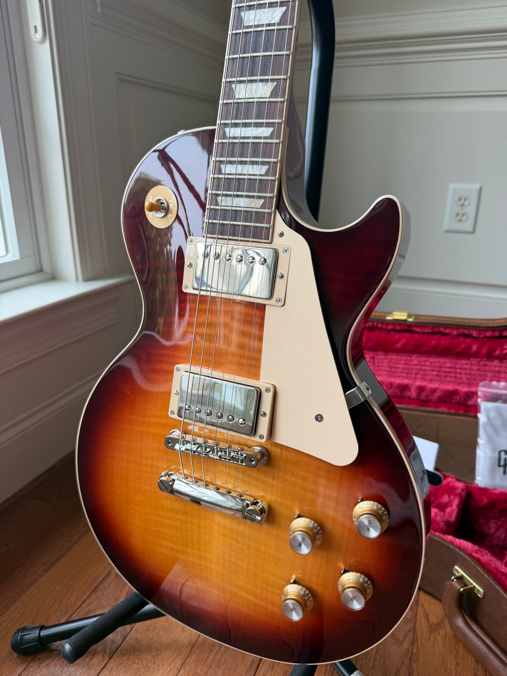 2026 Gibson Les Paul Standard 60s Figured Top - Bourbon Burst