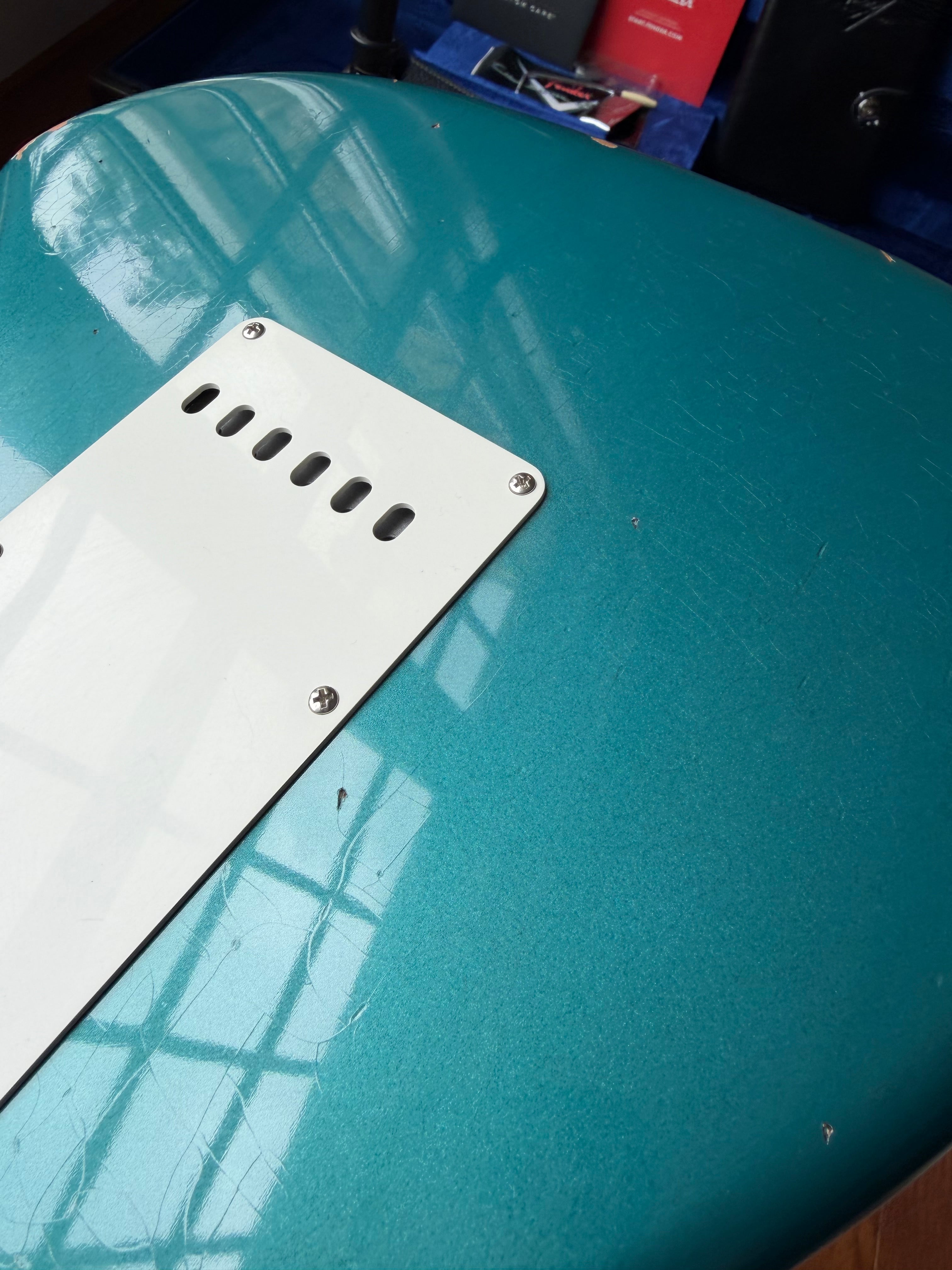 2024 Fender Custom Shop ‘67 Stratocaster Channel Bound Neck Relic - Aged Ocean Turquoise