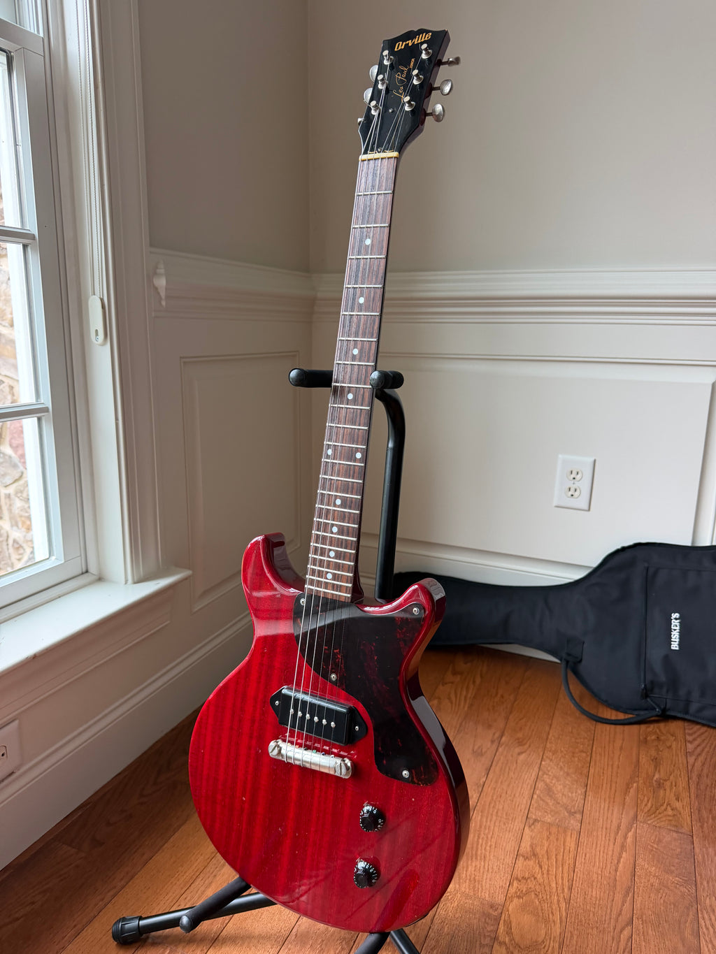 1995 Orville by Gibson Les Paul Junior Double Cut - Cherry Red