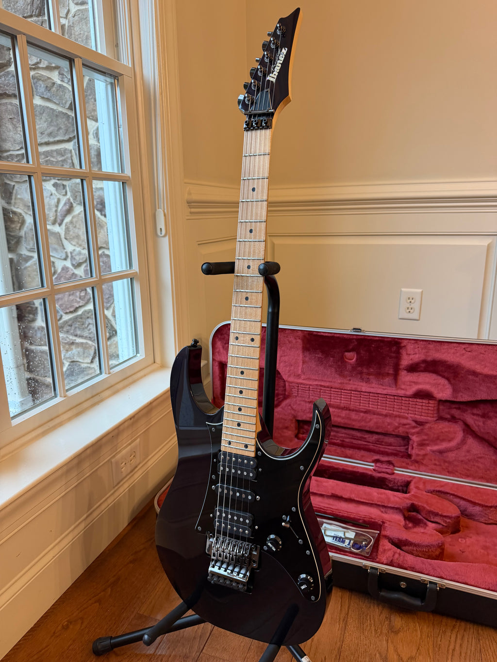 2016 Ibanez Prestige RG655M - Subterranean Purple Metallic
