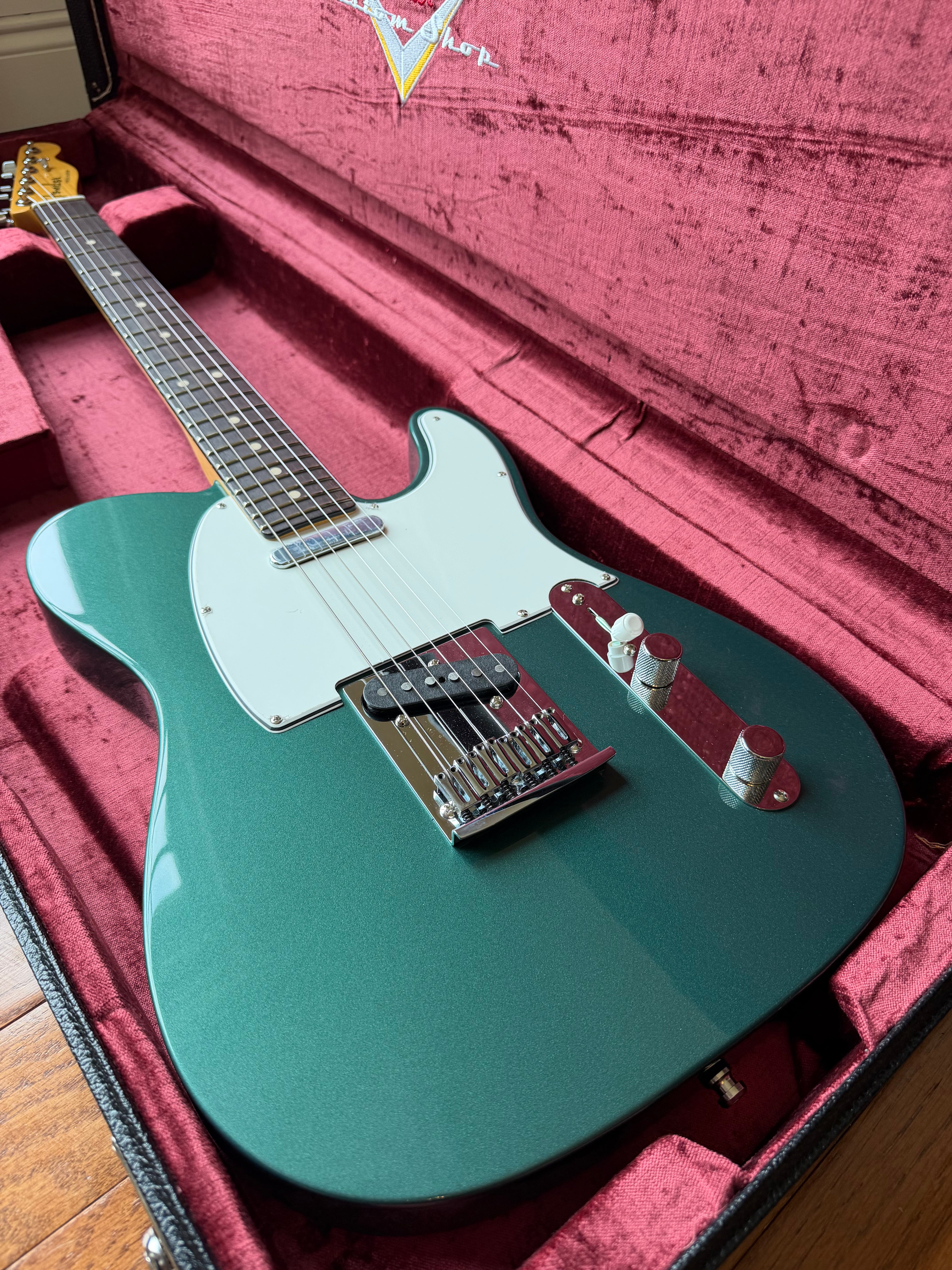 2026 Fender Custom Shop Telecaster W25 Custom Deluxe NOS - Sherwood Green Metallic