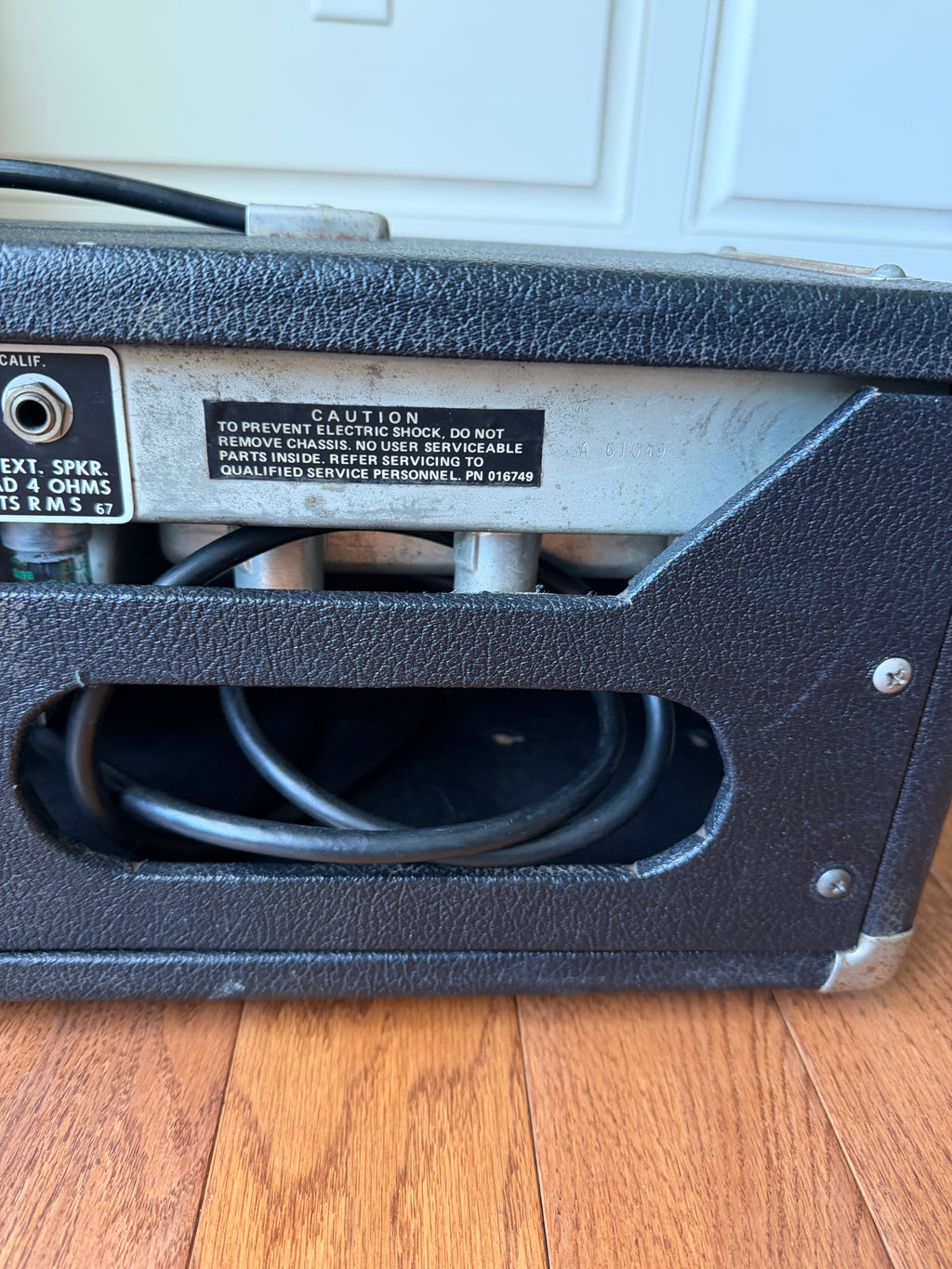 1976 Fender Bassman 50 Silverface Guitar Amp Head