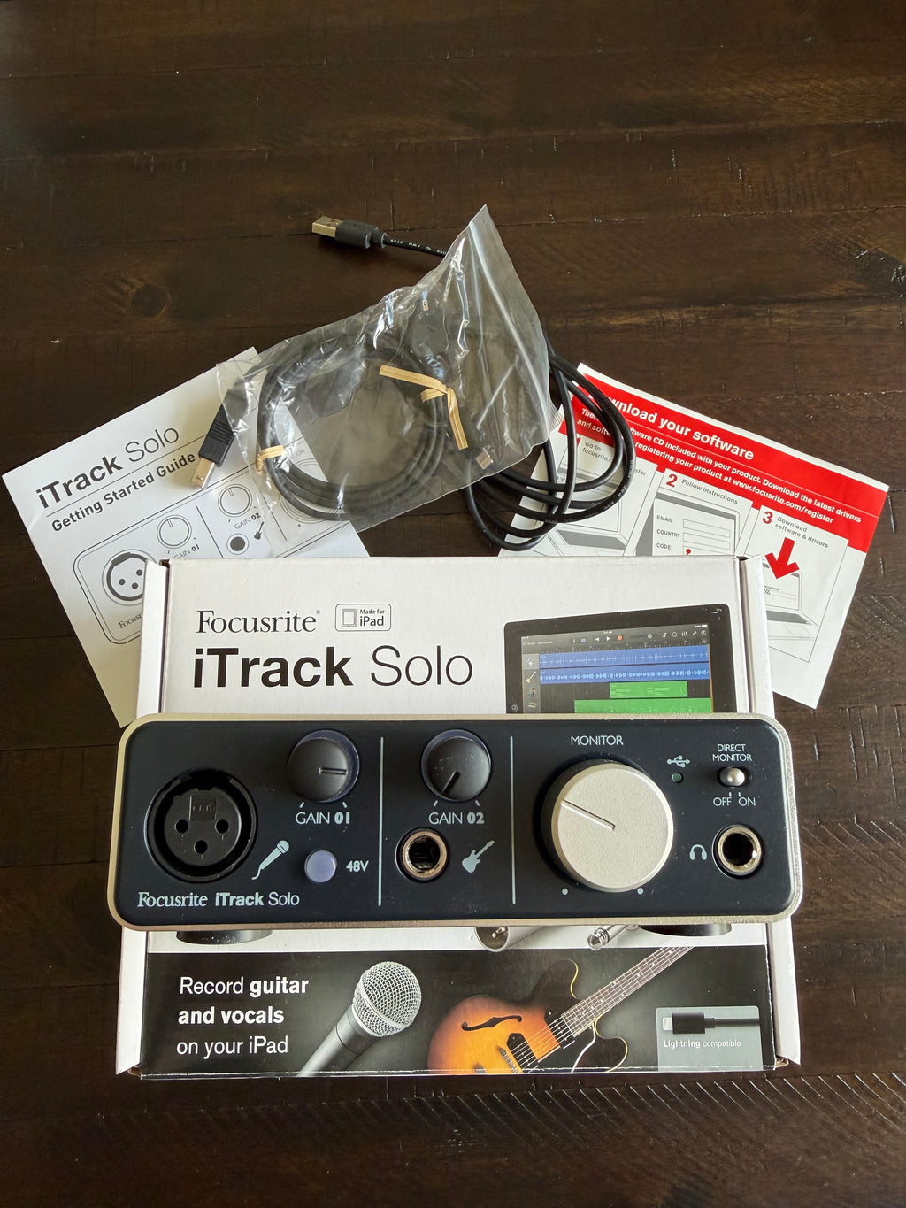 Focusrite iTrack Solo USB Audio Interface