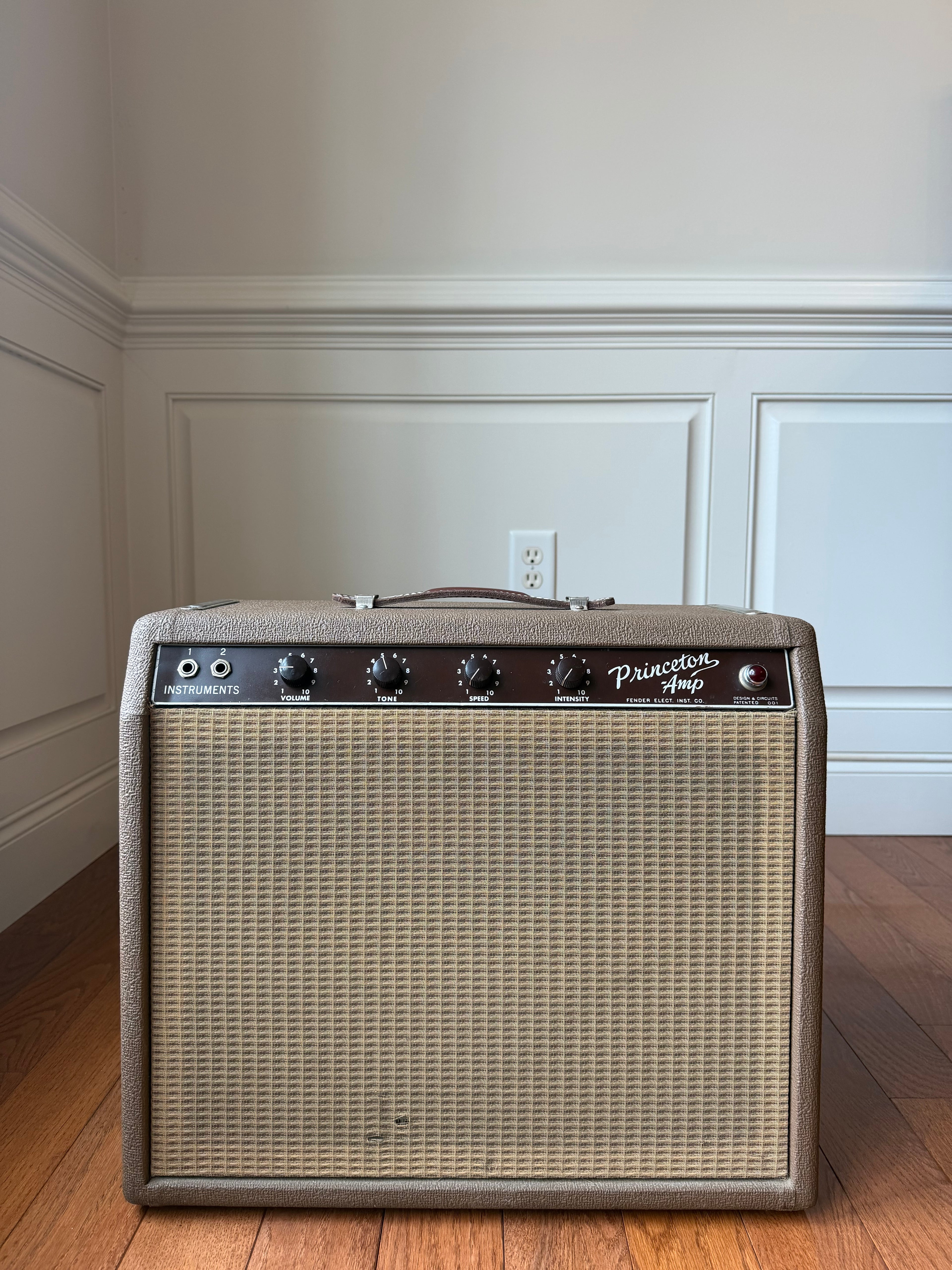 1963 Fender Princeton 6G2 Brownface Guitar Amp