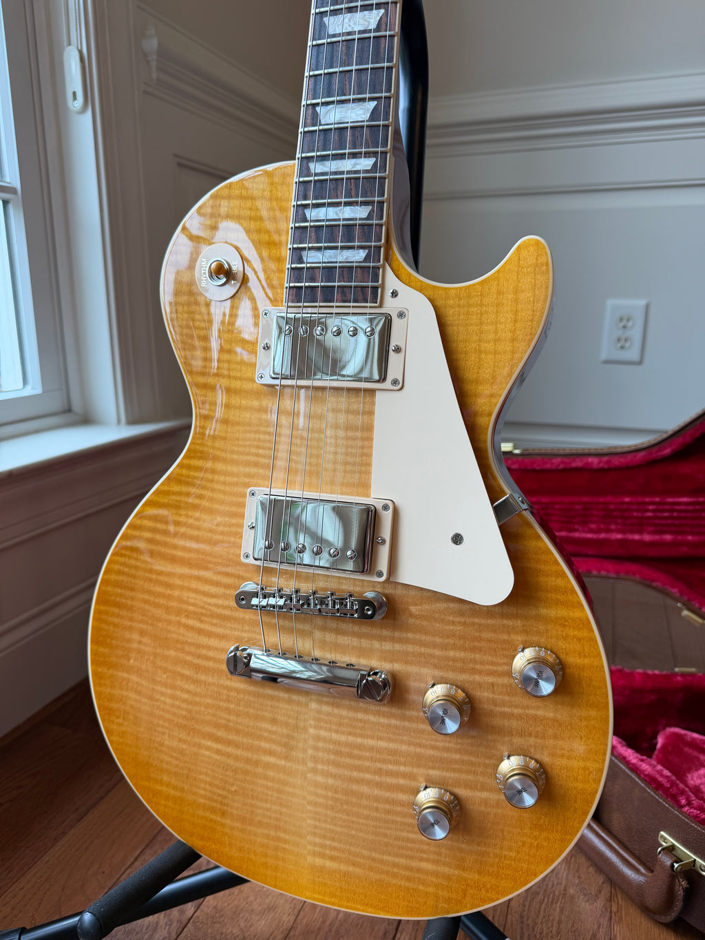 2024 Gibson Les Paul Standard 60s Wildwood Custom Shop Top - Lemon Burst