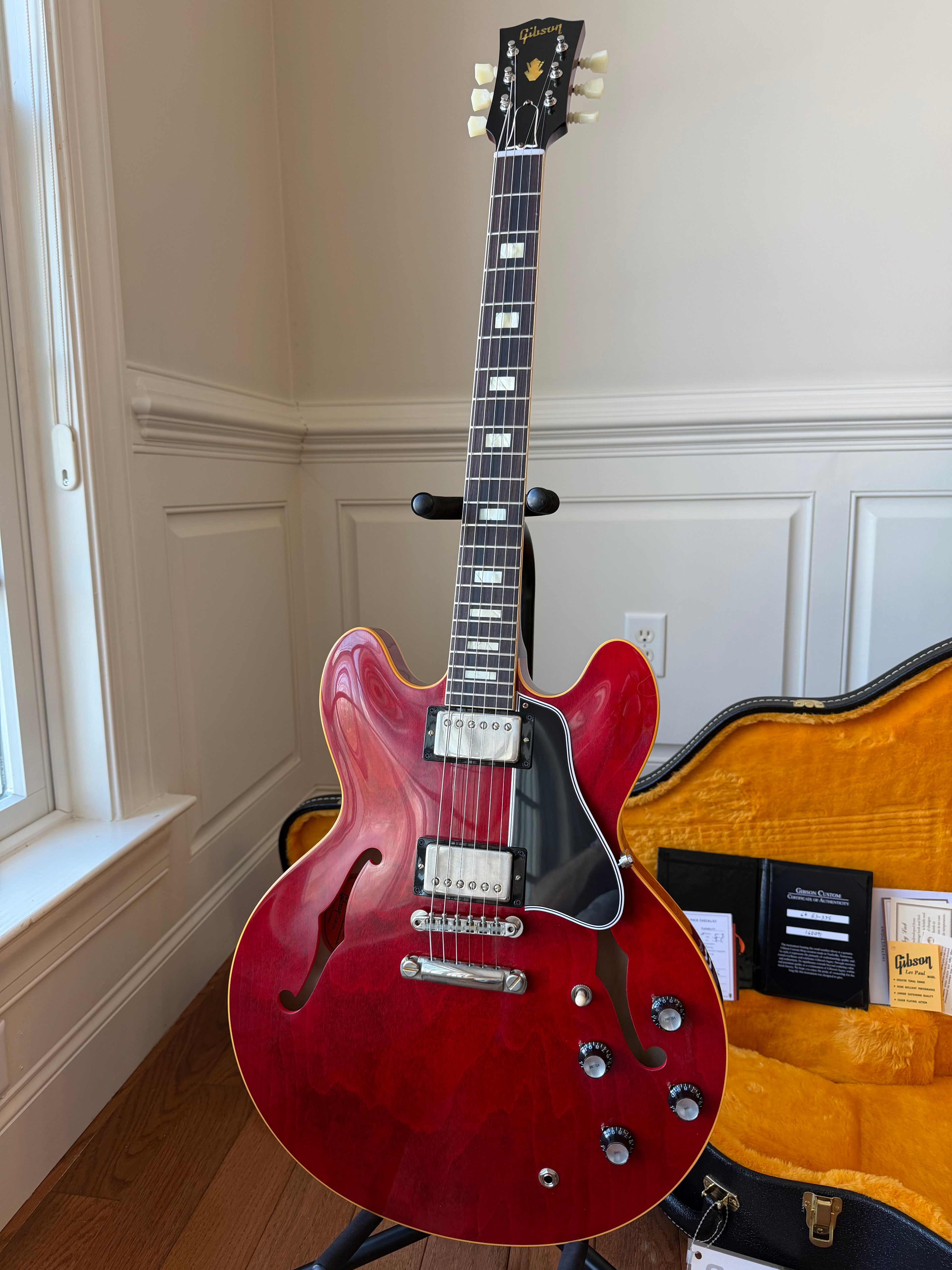 2026 Gibson Custom Shop ES-335 '64 VOS - Cherry Red - Image 3