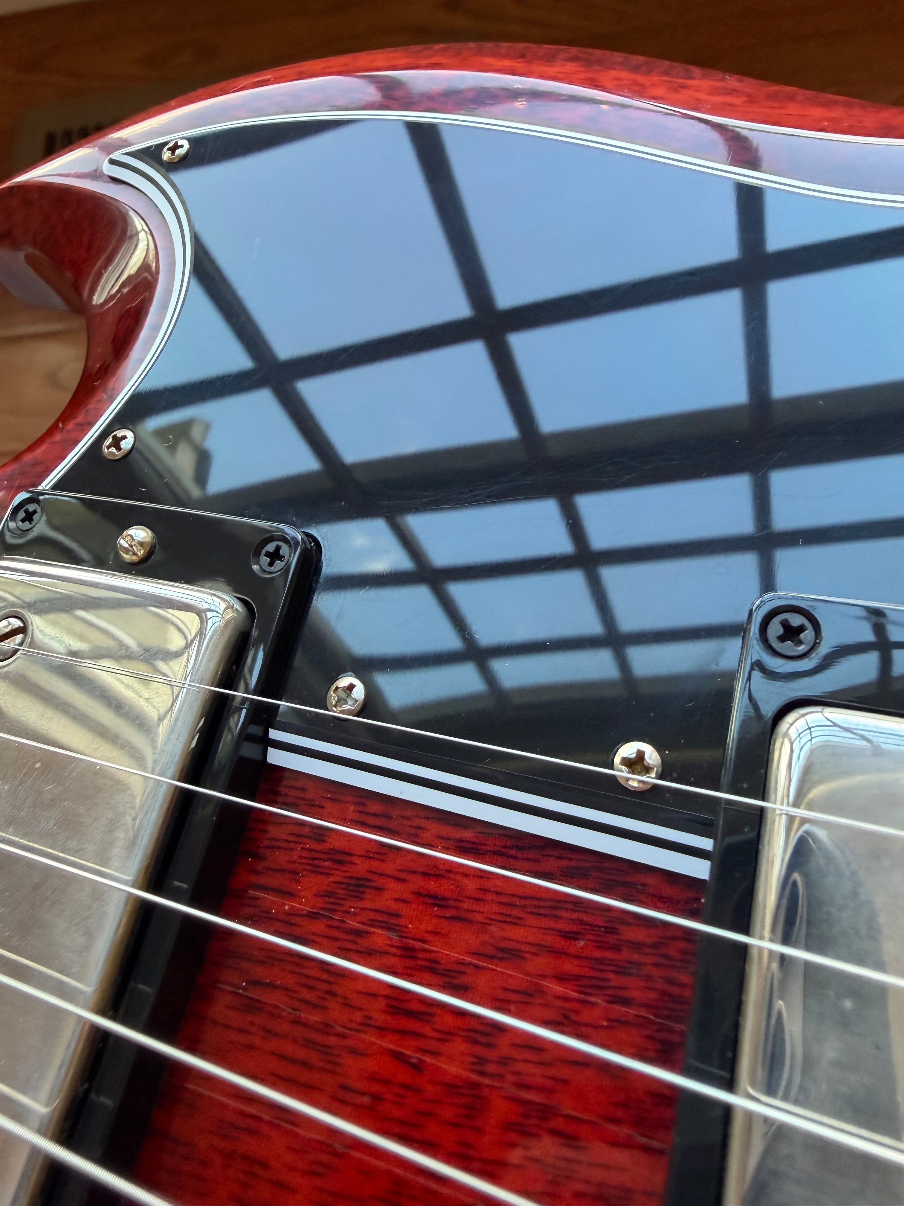 2025 Gibson Custom Shop '64 SG Standard VOS Maestro Vibrola - Cherry Red - Image 12