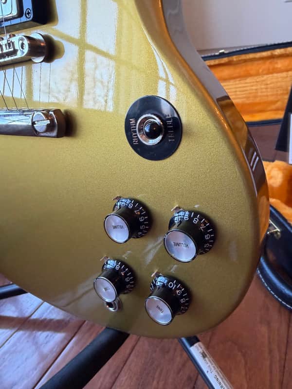 2020 Gibson Custom Shop SG Standard 3 Pickup Double Gold Factory Stinger - Gold Top
