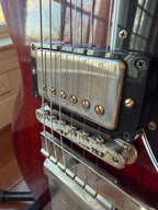 2025 Gibson Custom Shop '64 SG Standard VOS Maestro Vibrola - Cherry Red - Image 5