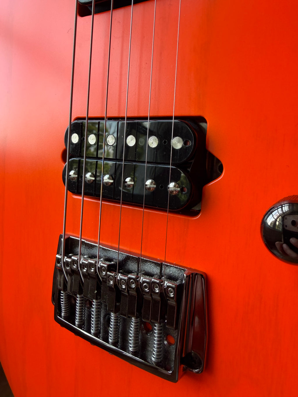 2025 Ibanez RG Prestige RGR5221 - Transparent Fluorescent Orange