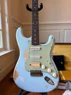 2026 Fender Custom Shop ‘62 Stratocaster HSS Heavy Relic - Sonic Blue