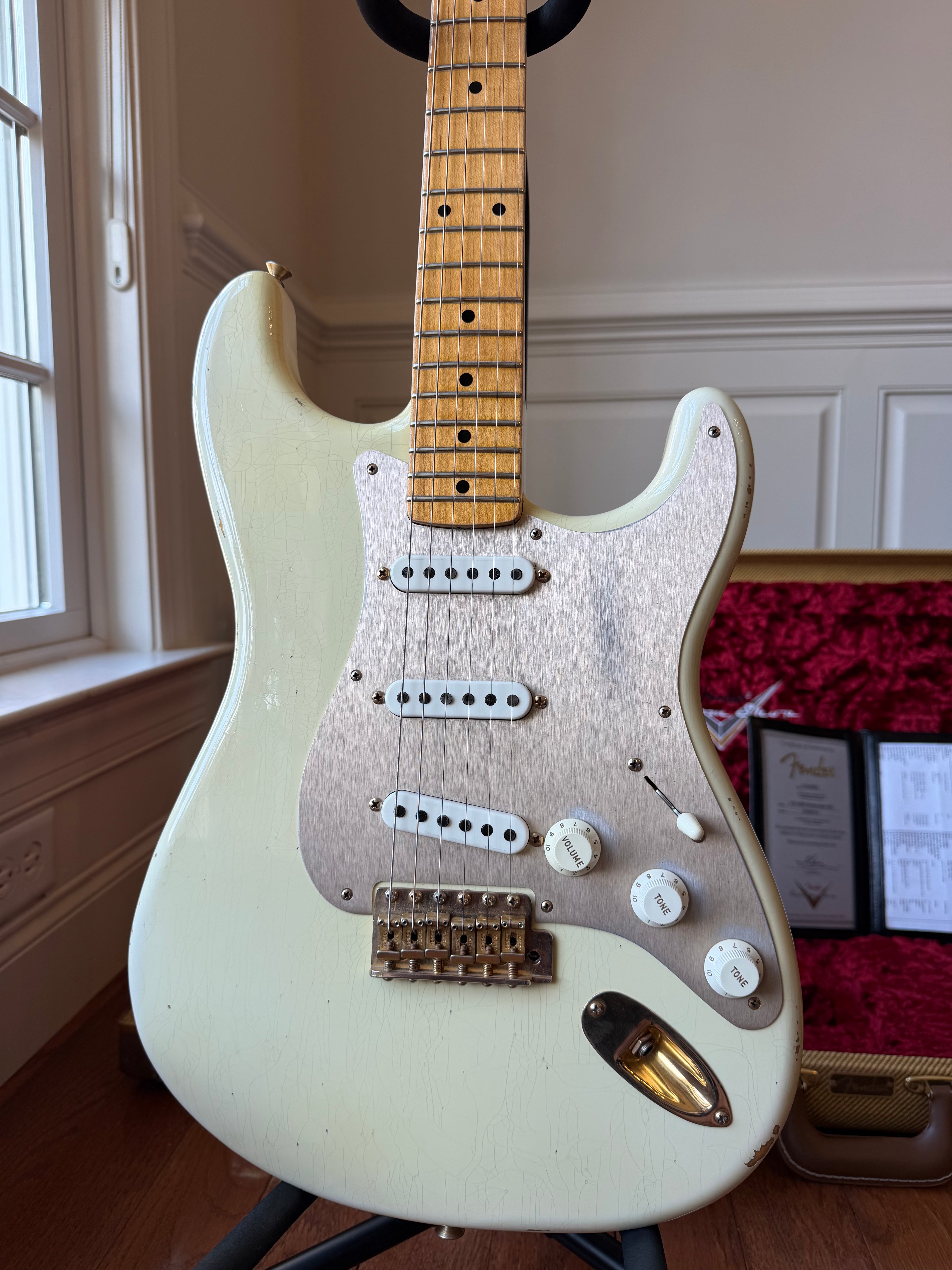 2021 Fender Custom Shop ‘55 Stratocaster Relic - Aged Desert Tan