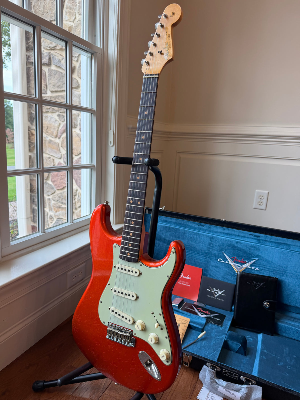 2025 Fender Custom Shop ‘64 L-Series Stratocaster Limited Journeyman - Aged Candy Tangerine