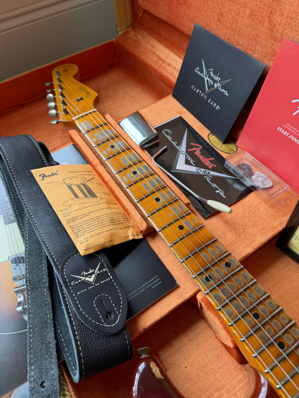 2026 Fender Custom Shop '57 Stratocaster SR25 Heavy Relic - Aged Violin Burst - Image 18