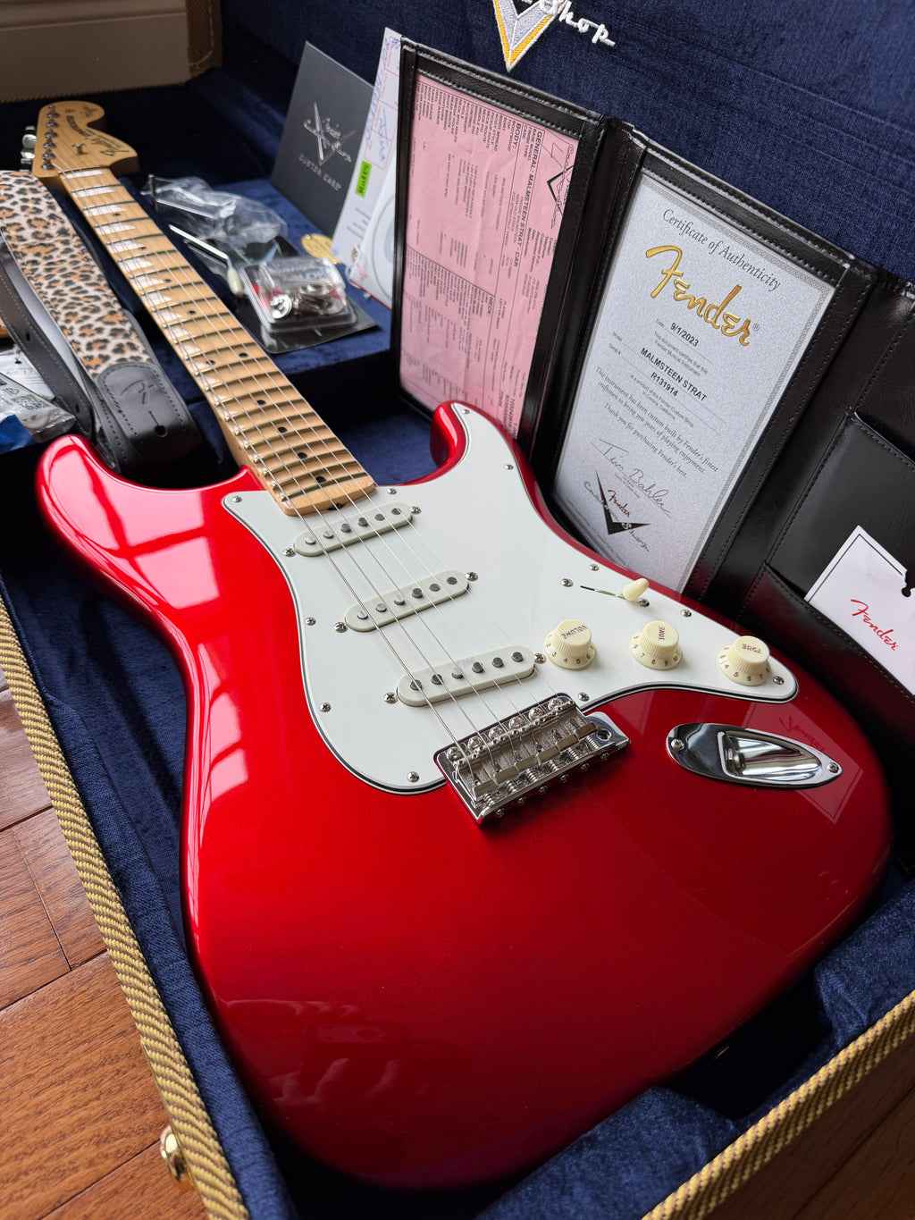 2023 Fender Custom Shop Yngwie Malmsteen Stratocaster - Candy Apple Red