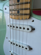 2025 Fender Custom Shop '54 Stratocaster B4 Fat LTD Relic CC - Super Faded Aged Surf Green - Image 4