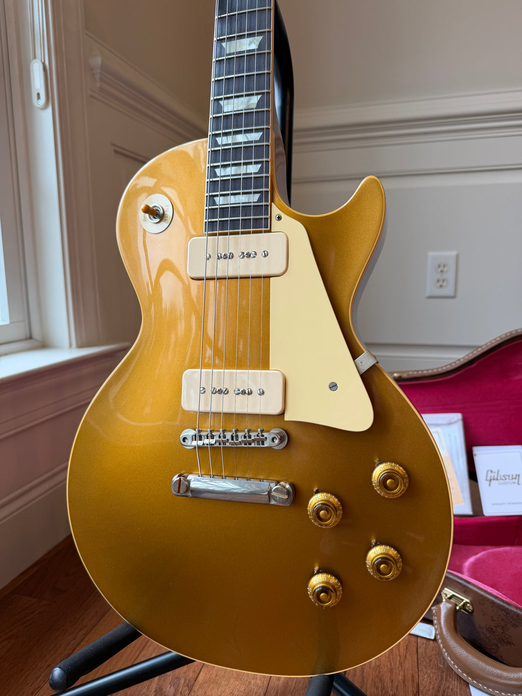 2026 Gibson Custom Shop Les Paul Standard ‘56 Reissue R6 Double Gold VOS - Gold Top