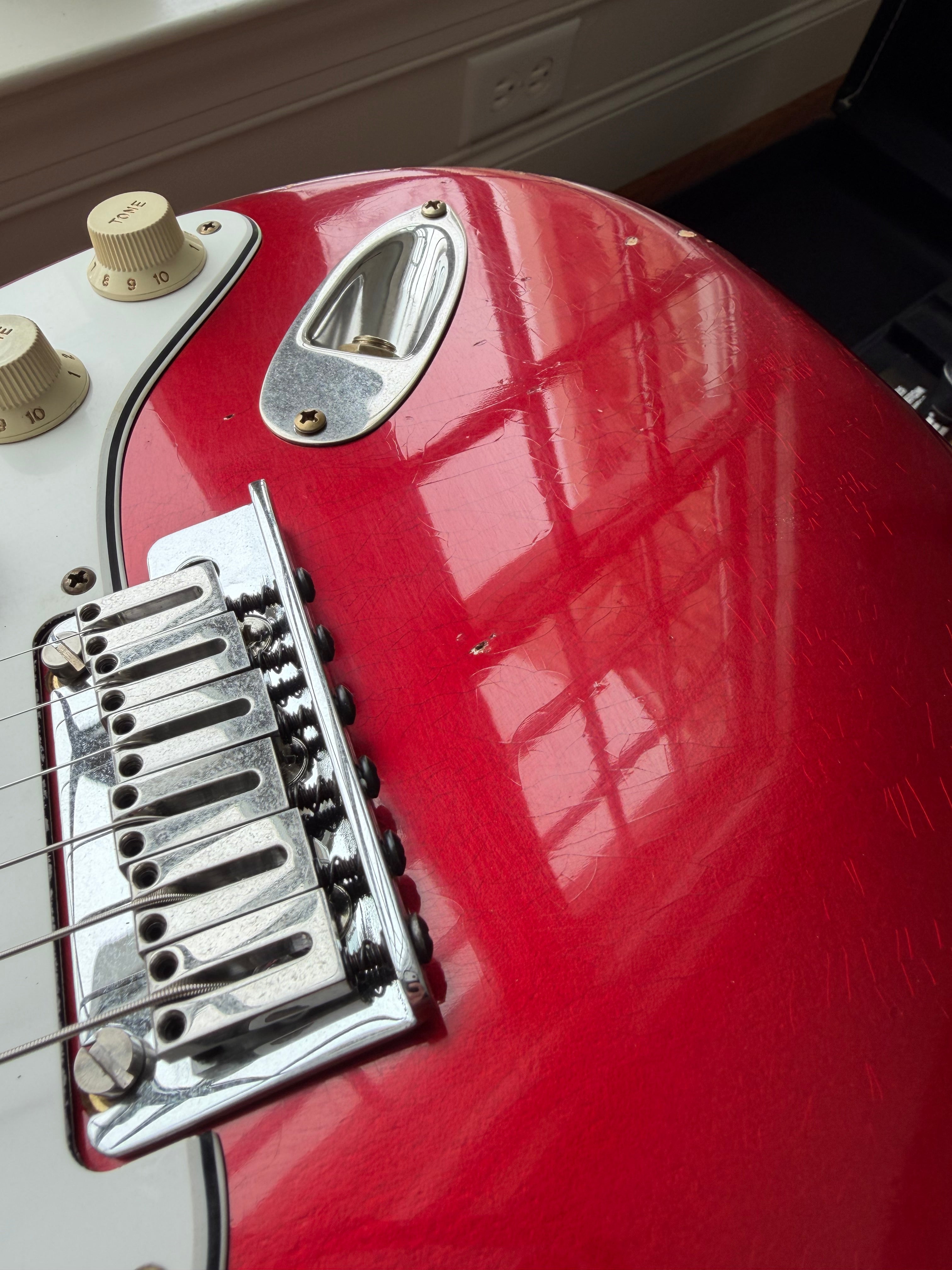 2026 Fender Custom Shop Stratocaster Pro W25 Relic - Candy Apple Red - Image 15