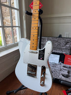 2026 Fender American Ultra II Telecaster Maple - Avalanche White