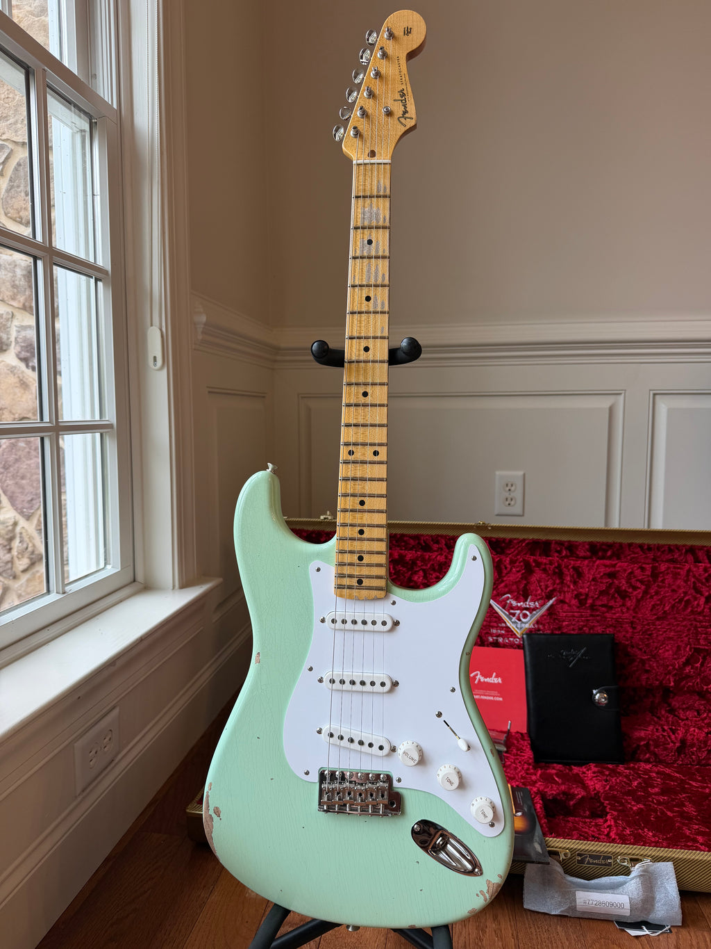 2024 Fender Custom Shop ‘54 Stratocaster 70th Anniversary Relic Limited - Surf Green