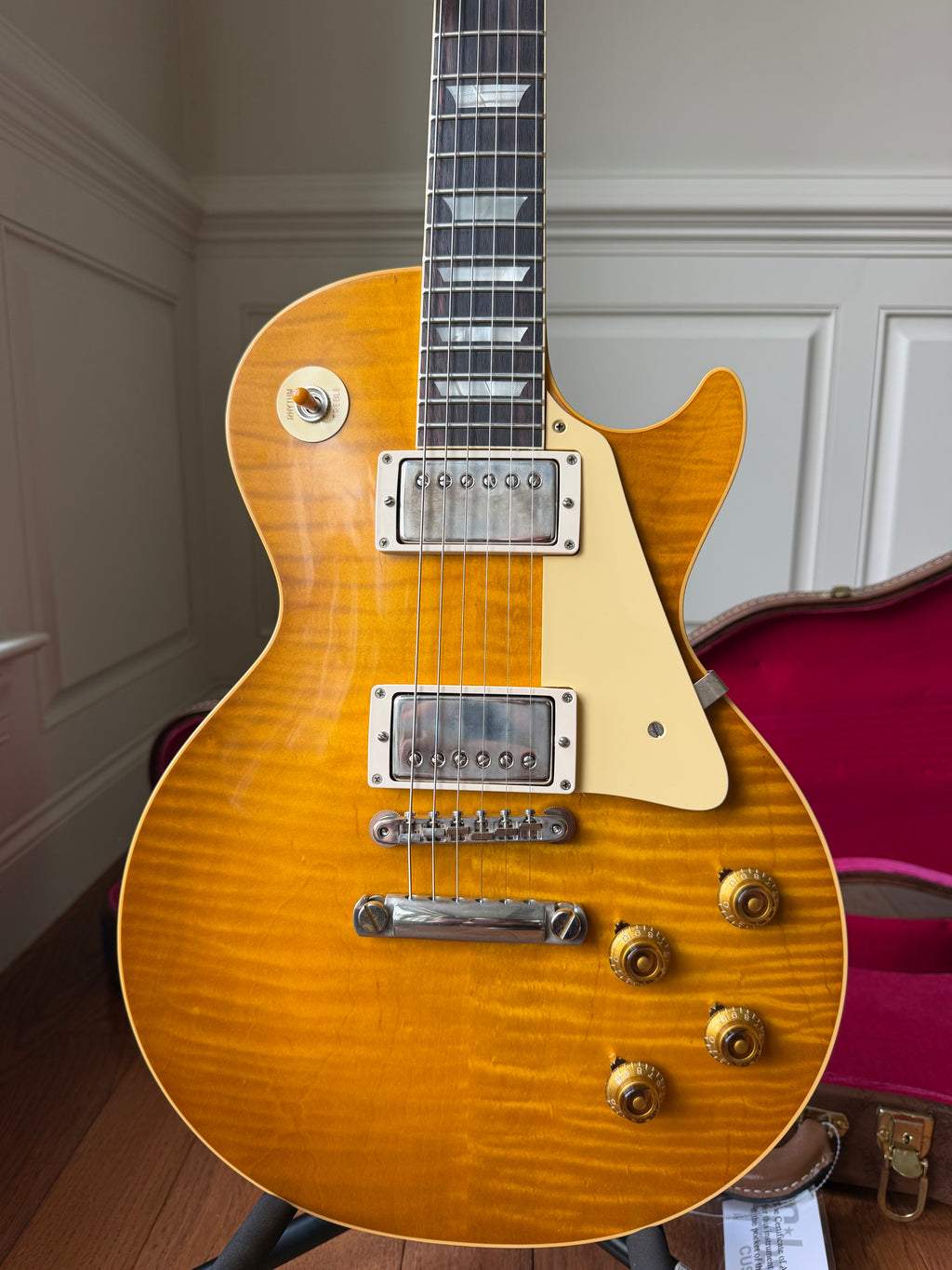 2026 Gibson Custom Shop Les Paul Standard ‘59 Reissue R9 VOS - Dirty Lemon Burst