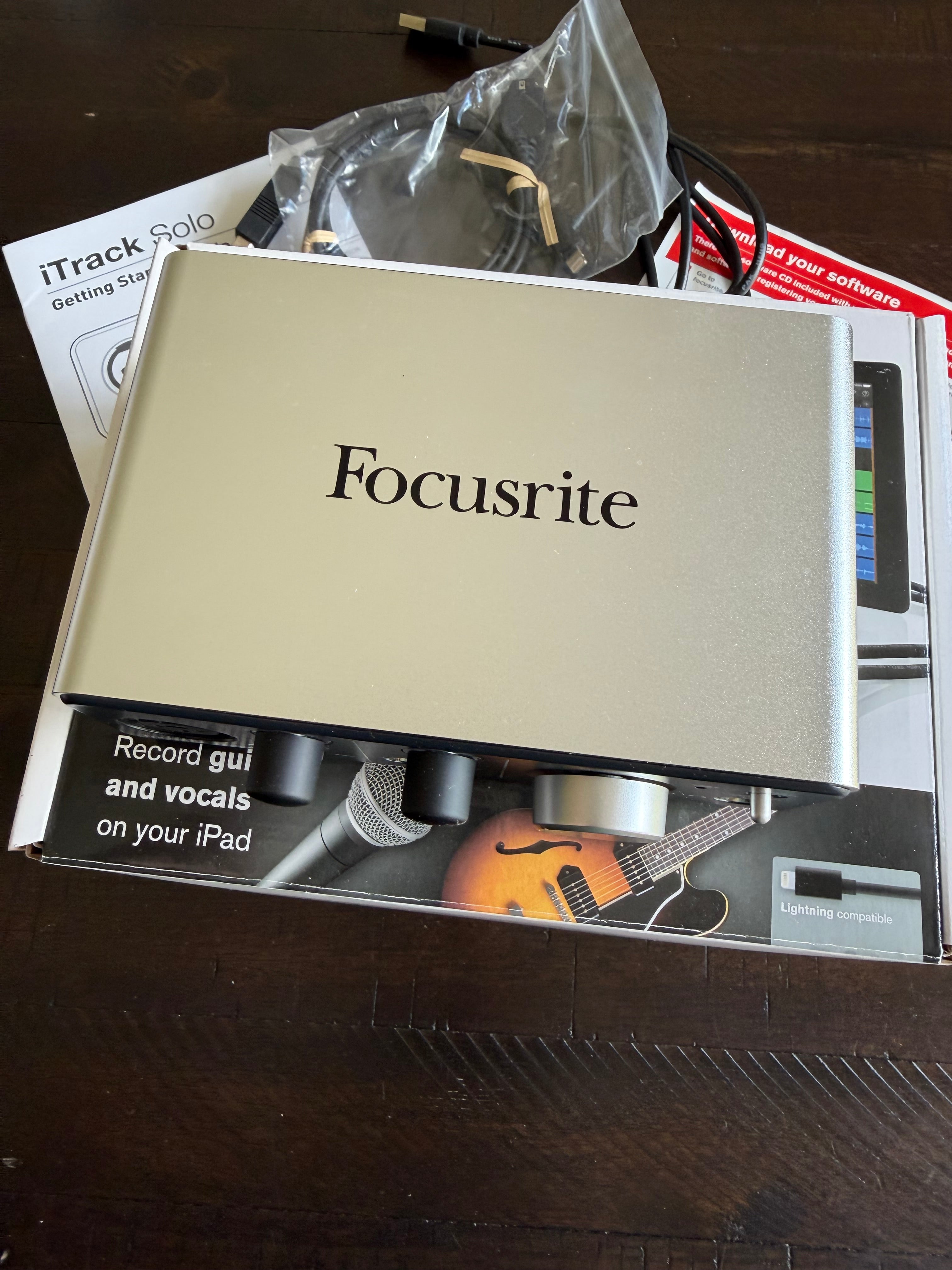 Focusrite iTrack Solo USB Audio Interface