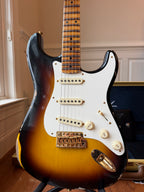 2025 Fender Custom Shop ‘57 Stratocaster S23 Gold Hardware Relic LTD - Faded Aged 2 Color Sunburst