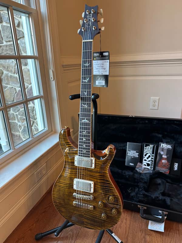 2024 PRS McCarty 594 Flame 10 Top - Yellow Tiger - Image 3