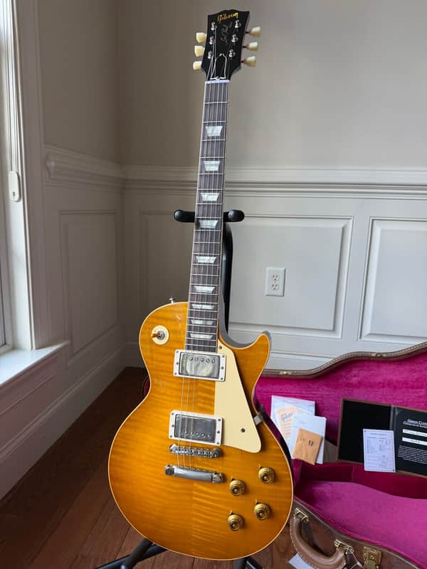 2026 Gibson Custom Shop Les Paul Standard ‘59 Reissue R9 VOS 8.4 lbs - Dirty Lemon Burst